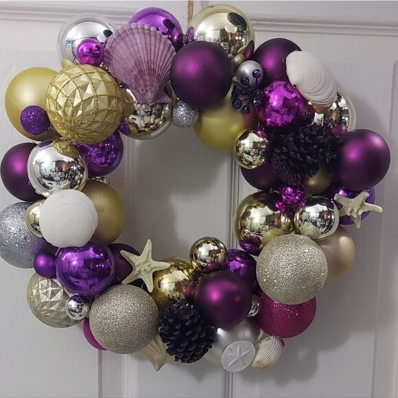 Handmade Coastal Nautical Christmas Wreaths - Picture 5 of 14